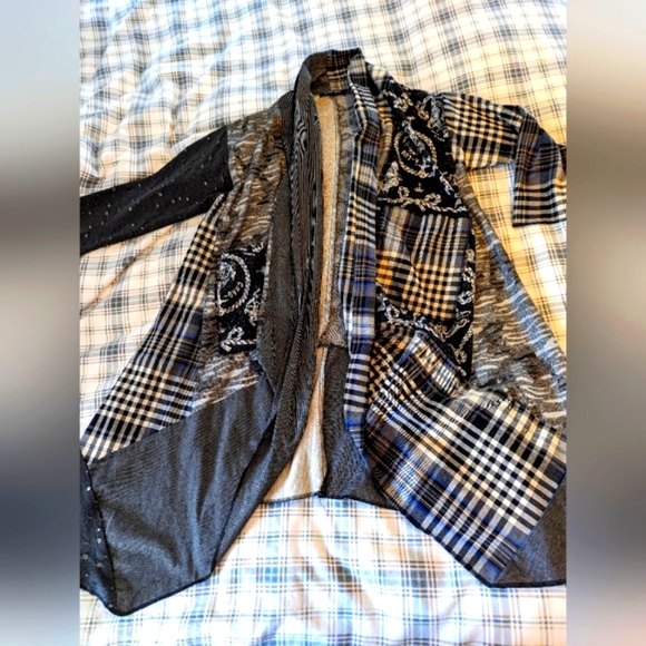 One of a Kind Art to Wear Duster- Vivien Shyu- M/L - Picture 1 of 8